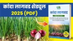 कांदा लागवड शेड्यूल 2025 (PDF)