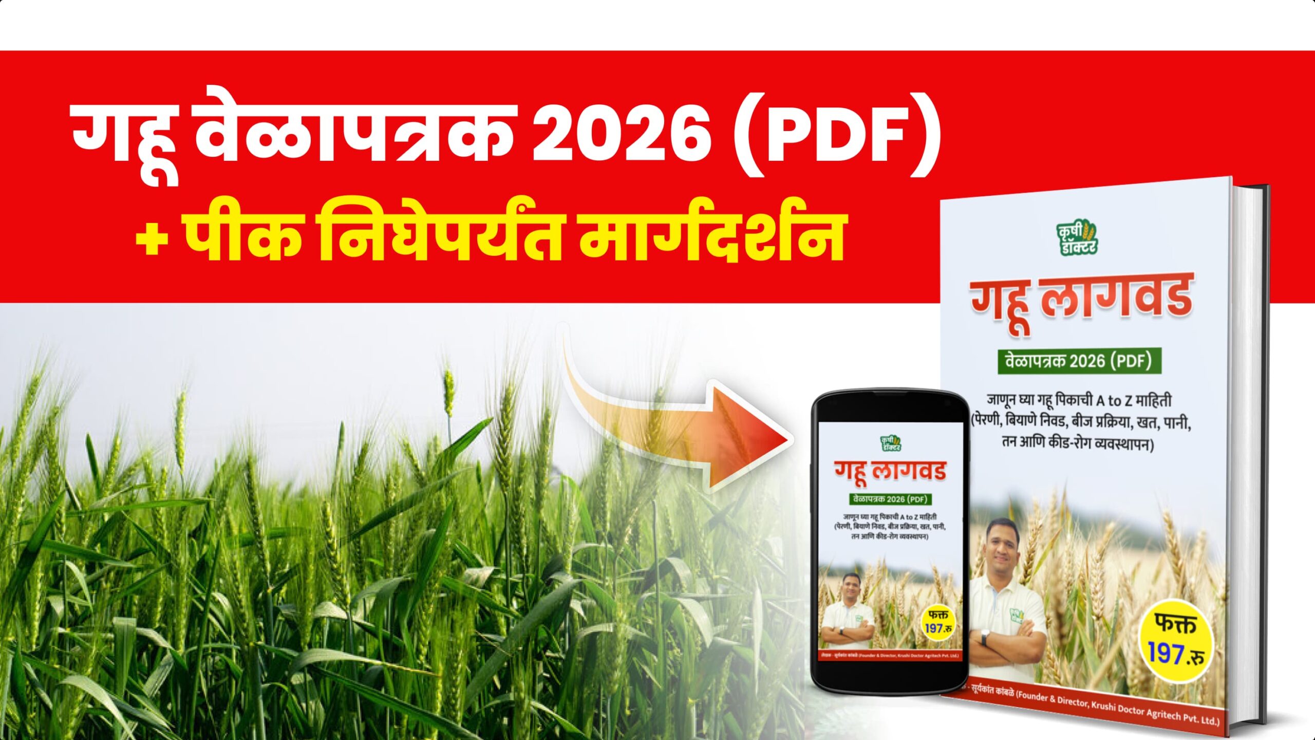गहू पीक वेळापत्रक 2026 (PDF) + WhatsApp मार्गदर्शन (फक्त पीक निघेपर्यंत)